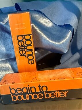 2pack. Bounce Better Styling Spray — Bright Orange Packaging. New in packaging
